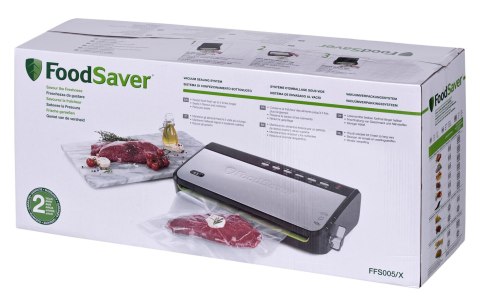 Zgrzewarka próżniowa FoodSaver FFS005x (stal nierdzewna) FoodSaver Zgrzewarka próżniowa FoodSaver FFS005x (stal nierdzewna) FoodSaver