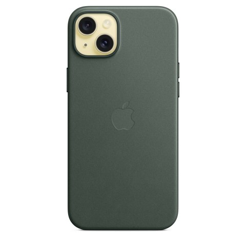 Apple iPhone 15 Plus FineWoven Case with MagSafe Evergreen Apple Apple iPhone 15 Plus FineWoven Case with MagSafe Evergreen Apple