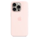 Apple iPhone 15 Pro Silicone Case with MagSafe - Light Pink Apple