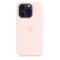 Apple iPhone 15 Pro Silicone Case with MagSafe - Light Pink Apple