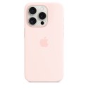 Apple iPhone 15 Pro Silicone Case with MagSafe - Light Pink Apple