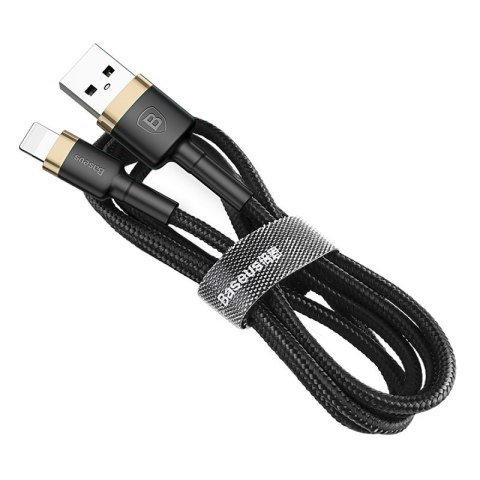 BASEUS KABEL USB/LIGHTNING CAFULE 2.4A 1M ZŁOTO-CZ Baseus BASEUS KABEL USB/LIGHTNING CAFULE 2.4A 1M ZŁOTO-CZ Baseus