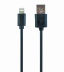 Kabel GEMBIRD CC-USB2-AMLM-1M (USB 2.0 M - Lightning M; 1m; kolor czarny) GEMBIRD
