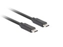 LANBERG KABEL USB-C M/M 3.2 GEN2 1.8M 10GB/S PD100W CA-CMCM-32CU-0018-BK Lanberg