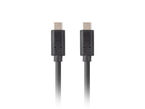 LANBERG KABEL USB-C M/M 3.2 GEN2 1M 10GB/S PD100W CA-CMCM-32CU-0010-BK Lanberg LANBERG KABEL USB-C M/M 3.2 GEN2 1M 10GB/S PD100W CA-CMCM-32CU-0010-BK Lanberg