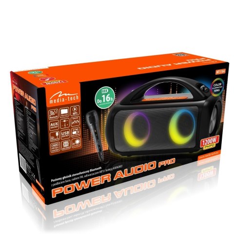 MEDIA-TECH PREMIUM GŁOŚNIK BT POWER AUDIO PRO Media tech MEDIA-TECH PREMIUM GŁOŚNIK BT POWER AUDIO PRO Media tech