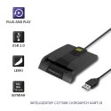 QOLTEC CZYTNIK CHIPOWYCH KART ID INTELIGENTNY | SCR-0634 | USB TYP C Qoltec