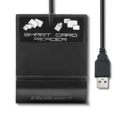 QOLTEC CZYTNIK CHIPOWYCH KART ID INTELIGENTNY | SCR-0636 | USB TYP C Qoltec QOLTEC CZYTNIK CHIPOWYCH KART ID INTELIGENTNY | SCR-0636 | USB TYP C Qoltec