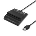 QOLTEC CZYTNIK CHIPOWYCH KART ID INTELIGENTNY | SCR-0636 | USB TYP C Qoltec