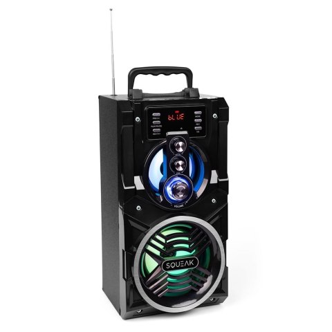 SQUEAK BEATBOXER BLUETOOTH 5.1 SPEAKER - GŁOŚNIK BLUETOOTH Z KARAOKE, RADIO FM, MICROSD, AUX I USB SQ1000 SQUEAK SQUEAK BEATBOXER BLUETOOTH 5.1 SPEAKER - GŁOŚNIK BLUETOOTH Z KARAOKE, RADIO FM, MICROSD, AUX I USB SQ1000 SQUEAK