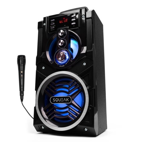 SQUEAK BEATBOXER BLUETOOTH 5.1 SPEAKER - GŁOŚNIK BLUETOOTH Z KARAOKE, RADIO FM, MICROSD, AUX I USB SQ1000 SQUEAK SQUEAK BEATBOXER BLUETOOTH 5.1 SPEAKER - GŁOŚNIK BLUETOOTH Z KARAOKE, RADIO FM, MICROSD, AUX I USB SQ1000 SQUEAK