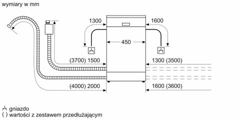 Zmywarka do zabudowy SIEMENS SR63HX74ME Siemens Zmywarka do zabudowy SIEMENS SR63HX74ME Siemens