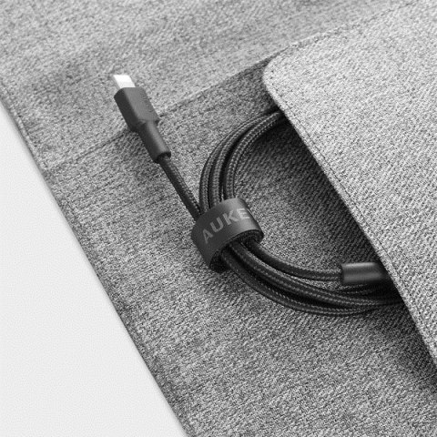 AUKEY CB-CL02 NYLONOWY KABEL USB C-LIGHTNING 1.2M AUKEY AUKEY CB-CL02 NYLONOWY KABEL USB C-LIGHTNING 1.2M AUKEY