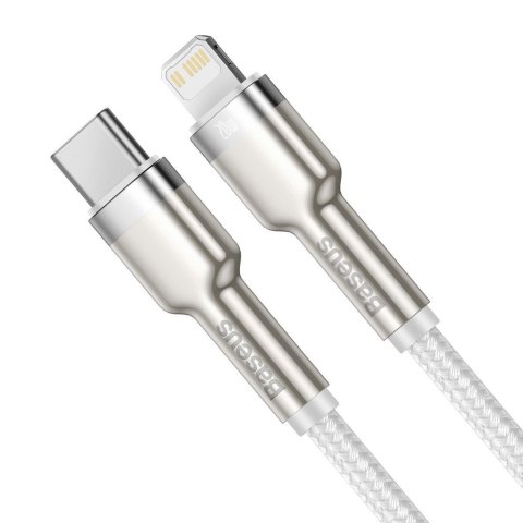 BASEUS KABEL USB-C LIGHTNING CAFULE PD 1M BIAŁY Baseus BASEUS KABEL USB-C LIGHTNING CAFULE PD 1M BIAŁY Baseus