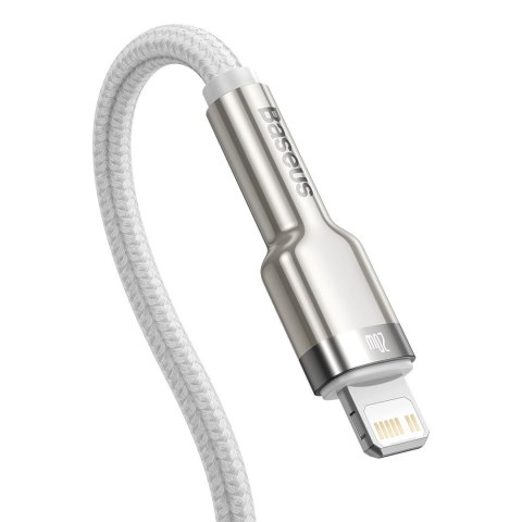 BASEUS KABEL USB-C LIGHTNING CAFULE PD 1M BIAŁY Baseus BASEUS KABEL USB-C LIGHTNING CAFULE PD 1M BIAŁY Baseus