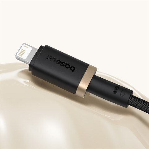 Kabel Baseus Dura 2.4A 1m (czarno-złoty) Baseus Kabel Baseus Dura 2.4A 1m (czarno-złoty) Baseus