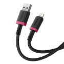Kabel Baseus Dura 2.4A 1m (czerwono-czarny) Baseus