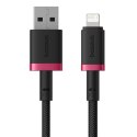 Kabel Baseus Dura 2.4A 2m (czerwono-czarny) Baseus