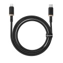 Kabel Baseus Dura Typ C 20W 1m (czarno-złoty) Baseus