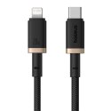 Kabel Baseus Dura Typ C 20W 1m (czarno-złoty) Baseus