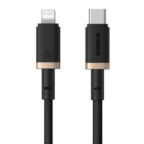 Kabel Baseus Dura Typ C 20W 1m (czarno-złoty) Baseus Kabel Baseus Dura Typ C 20W 1m (czarno-złoty) Baseus