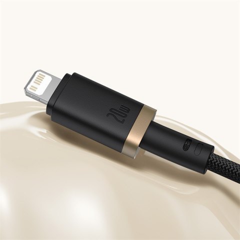 Kabel Baseus Dura Typ C 20W 2m (czarno-złoty) Baseus Kabel Baseus Dura Typ C 20W 2m (czarno-złoty) Baseus
