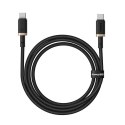Kabel Baseus Dura Typ C-Typ C 100W 1m czarno-złoty Baseus