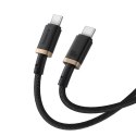 Kabel Baseus Dura Typ C-Typ C 100W 2m (czarno-złoty) Baseus