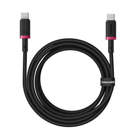 Kabel Baseus Dura Typ C-Typ C 100W 2m (czerwono-czarny) Baseus