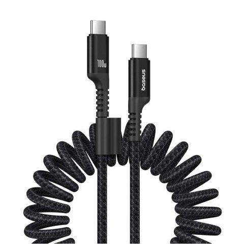 Kabel Baseus Fish-Eye Typ C-Typ C 100W 1m (czarny) Baseus Kabel Baseus Fish-Eye Typ C-Typ C 100W 1m (czarny) Baseus