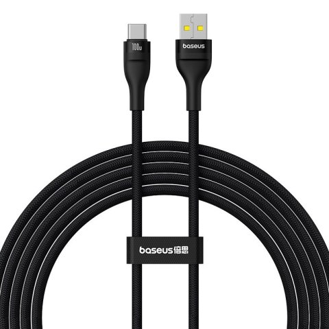 Kabel Baseus Flash 2 USB-USB C 100w 2m (czarny) Baseus