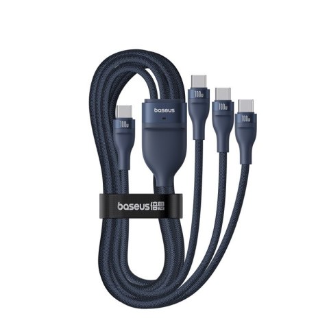 Kabel Baseus Flash Series 3 100W 1,5m (niebieski) Baseus Kabel Baseus Flash Series 3 100W 1,5m (niebieski) Baseus