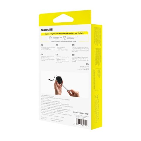 Kabel Baseus Free2Pull 20W 1m (czarny) Baseus Kabel Baseus Free2Pull 20W 1m (czarny) Baseus