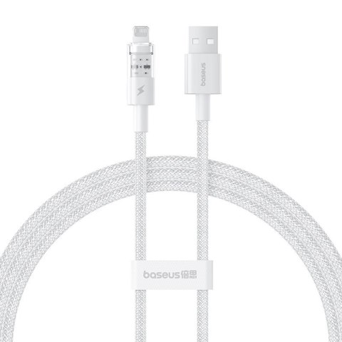 Kabel Baseus Gem 2.4A 1m (biały) Baseus Kabel Baseus Gem 2.4A 1m (biały) Baseus