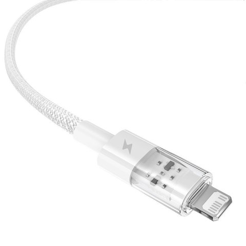 Kabel Baseus Gem 2.4A 1m (biały) Baseus Kabel Baseus Gem 2.4A 1m (biały) Baseus