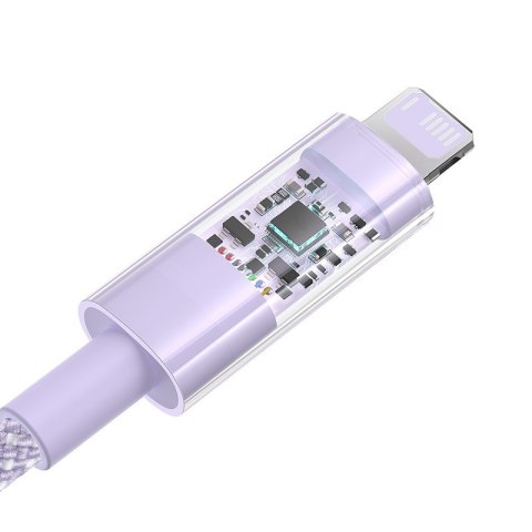 Kabel Baseus Gem 2.4A 1m (fioletowy) Baseus Kabel Baseus Gem 2.4A 1m (fioletowy) Baseus