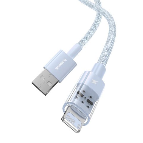 Kabel Baseus Gem 2.4A 1m (niebieski) Baseus Kabel Baseus Gem 2.4A 1m (niebieski) Baseus