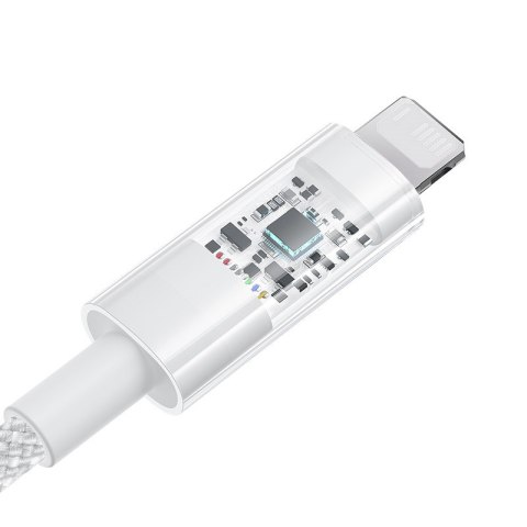 Kabel Baseus Gem 2.4A 2m (biały) Baseus Kabel Baseus Gem 2.4A 2m (biały) Baseus