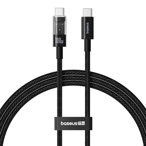 Kabel Baseus Gem Typ C-Typ C 100W 1m (czarny) Baseus Kabel Baseus Gem Typ C-Typ C 100W 1m (czarny) Baseus