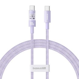 Kabel Baseus Gem Typ C-Typ C 100W 1m (fioletowy) Baseus