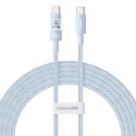 Kabel Baseus Gem Typ C-Typ C 100W 2m (niebieski) Baseus