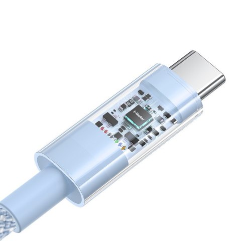 Kabel Baseus Gem Typ C-Typ C 100W 2m (niebieski) Baseus Kabel Baseus Gem Typ C-Typ C 100W 2m (niebieski) Baseus