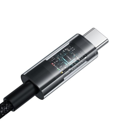 Kabel Baseus Gem Typ C-Typc C 100W 2m (czarny) Baseus Kabel Baseus Gem Typ C-Typc C 100W 2m (czarny) Baseus