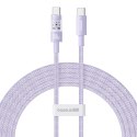 Kabel Baseus Gem Typ C-Typc C 100W 2m (fioletowy) Baseus