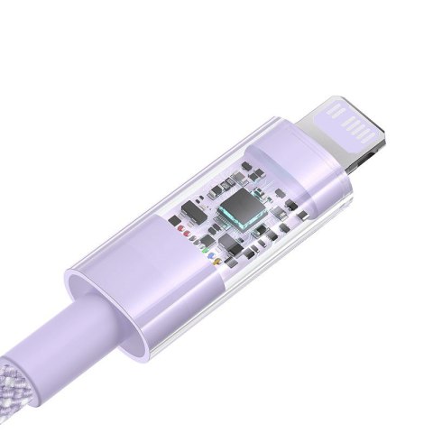 Kabel Baseus Gem USB C-IP 20W 1m (fioletowy) Baseus Kabel Baseus Gem USB C-IP 20W 1m (fioletowy) Baseus