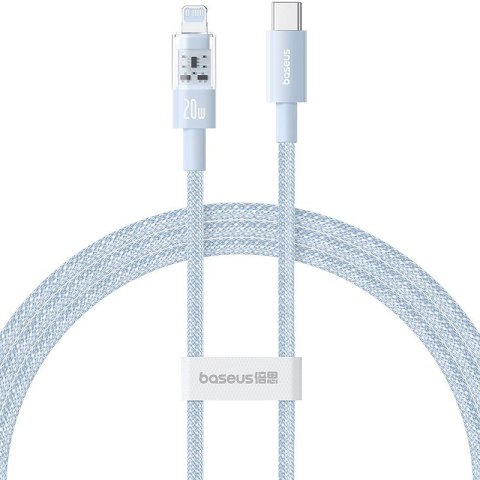 Kabel Baseus Gem USB C-IP 20W 1m (niebieski) Baseus Kabel Baseus Gem USB C-IP 20W 1m (niebieski) Baseus