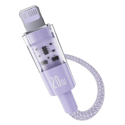 Kabel Baseus Gem USB C-IP 20W 2m (fioletowy) Baseus Kabel Baseus Gem USB C-IP 20W 2m (fioletowy) Baseus