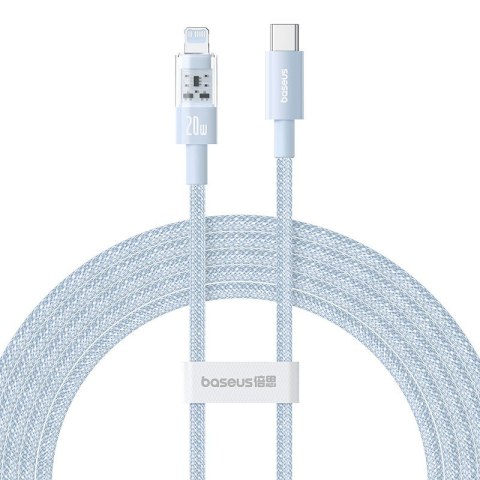 Kabel Baseus Gem USB C-IP 20W 2m (niebieski) Baseus Kabel Baseus Gem USB C-IP 20W 2m (niebieski) Baseus
