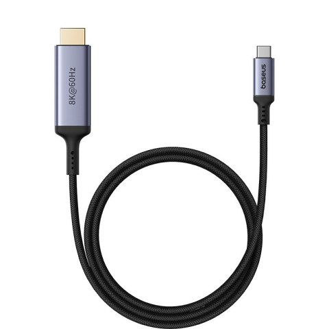 Kabel Baseus High Definition USB C-HDMI 8K 1,5m (czarny) Baseus Kabel Baseus High Definition USB C-HDMI 8K 1,5m (czarny) Baseus