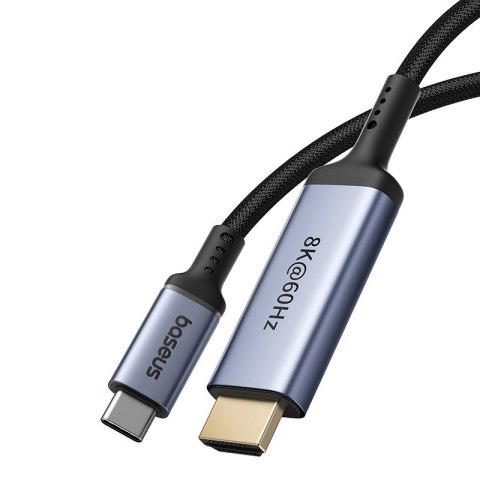 Kabel Baseus High Definition USB C-HDMI 8K 1,5m (czarny) Baseus Kabel Baseus High Definition USB C-HDMI 8K 1,5m (czarny) Baseus